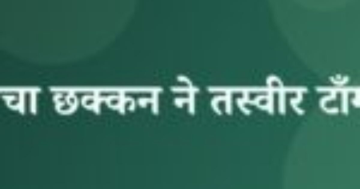 चचा छक्कन ने तस्वीर टाँगी (featured image) चचा छक्कन ने तस्वीर टाँगी